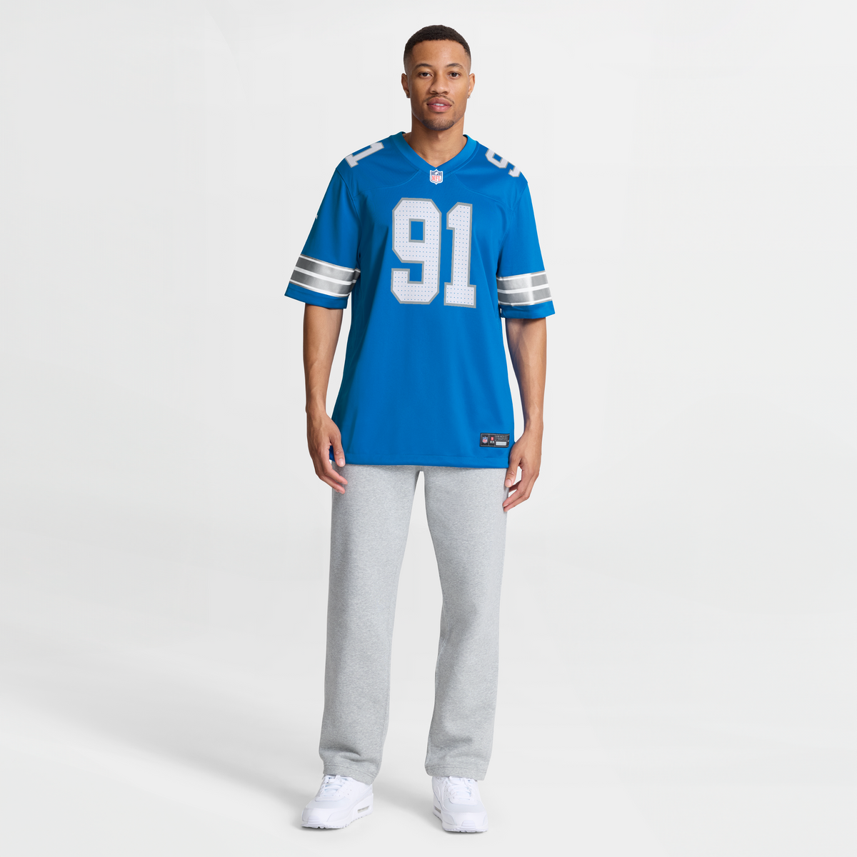 Detroit Lions Tyleik Williams Nike Blue Team Game Jersey