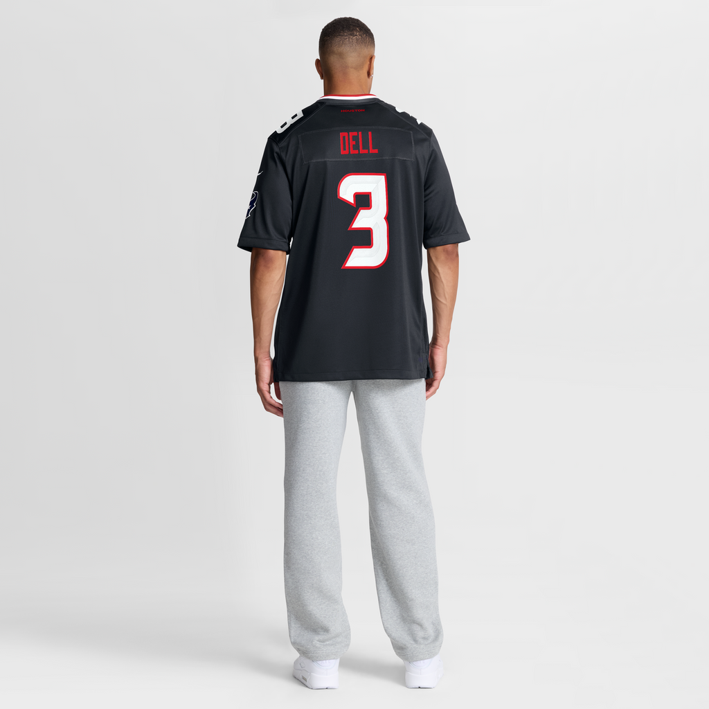 Houston Texans Tank Dell Nike Navy Game Jersey