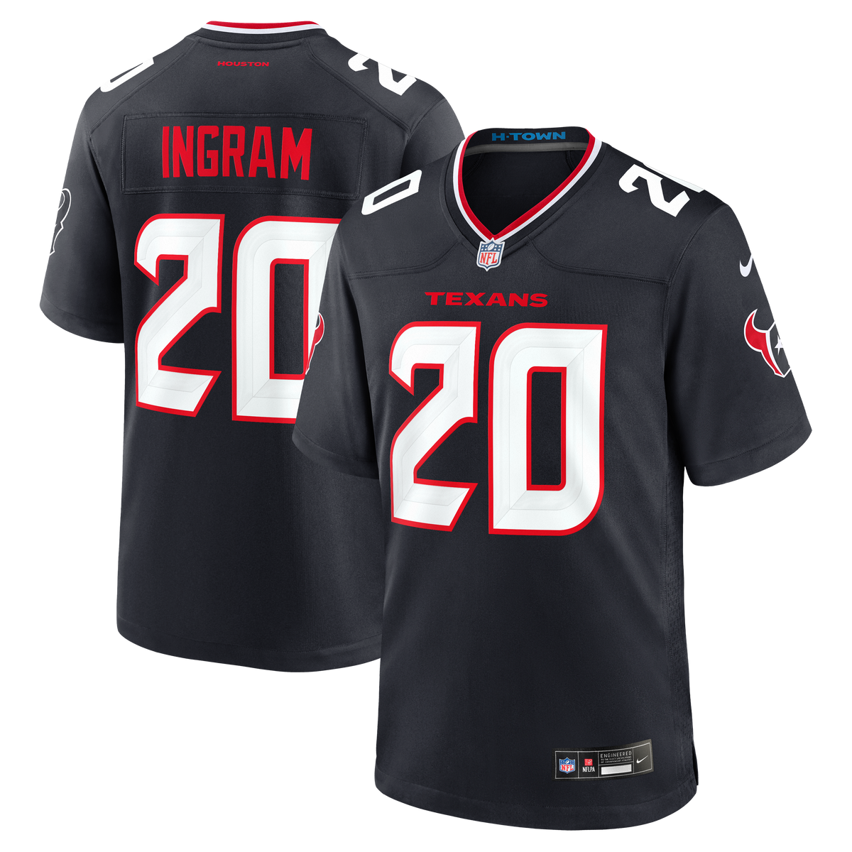 Houston Texans Ja'Marcus Ingram Nike Navy Team Game Jersey