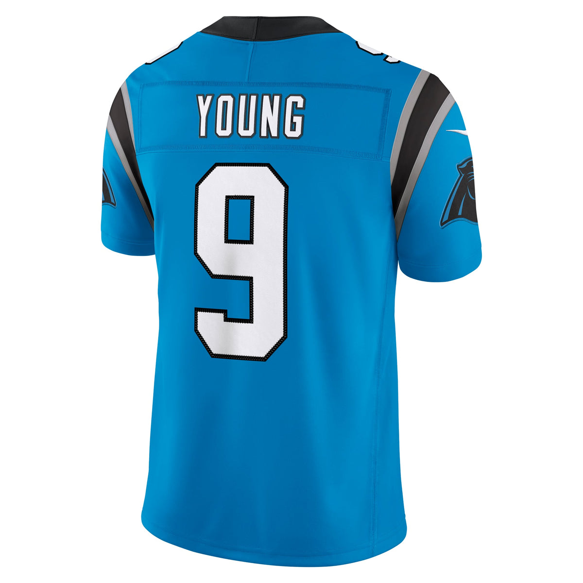 Carolina Panthers Bryce Young Nike Blue Alternate Vapor F.U.S.E. Stitched Limited Jersey