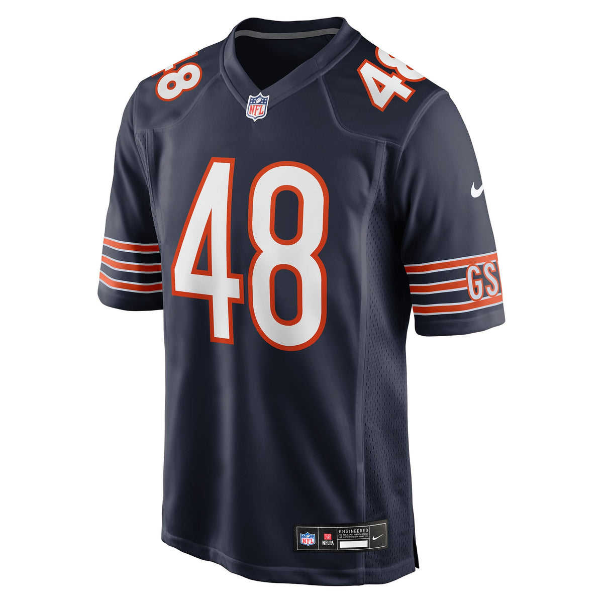 Chicago Bears D'Marco Jackson Nike Navy Team Game Jersey