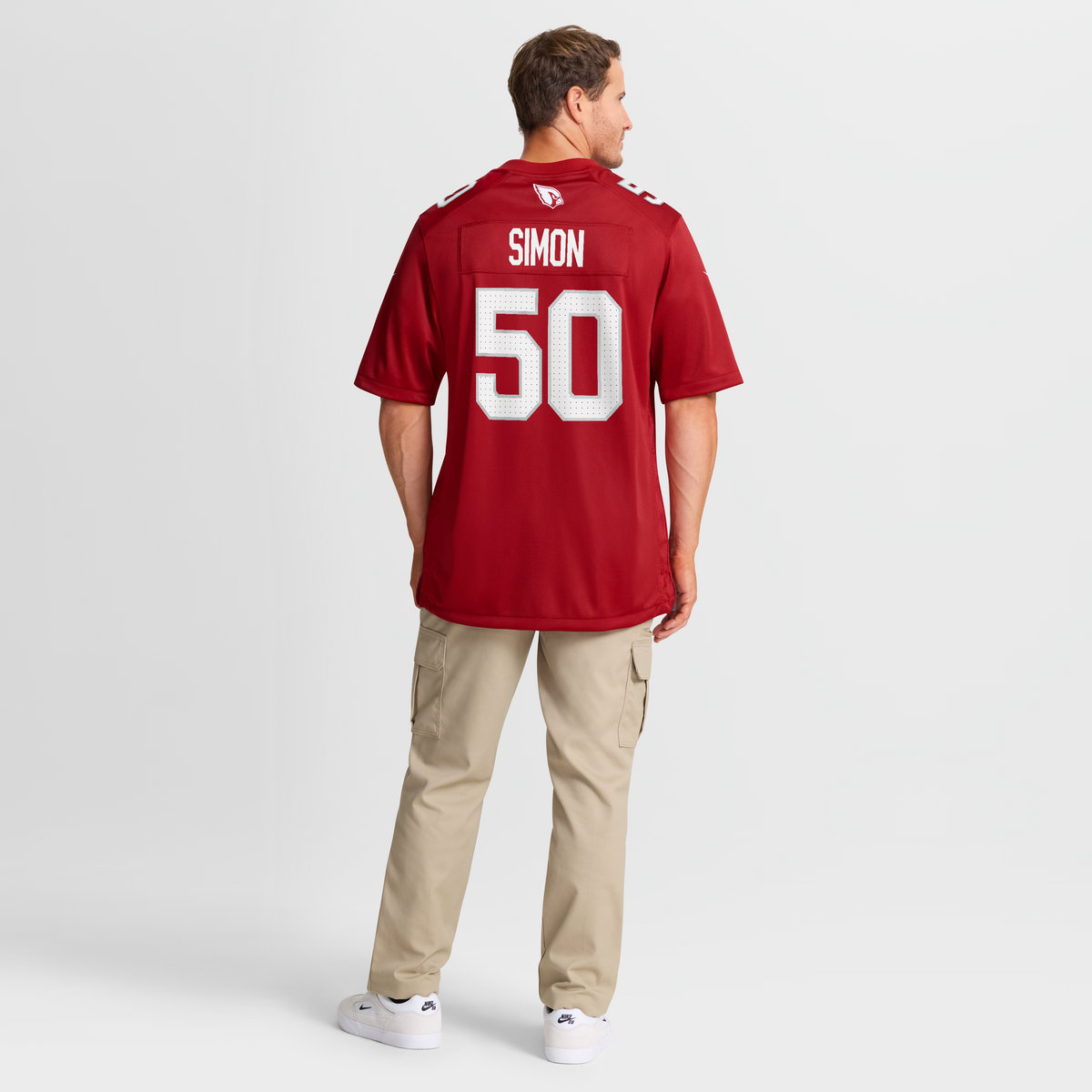 Arizona Cardinals Cody Simon Nike Cardinal Team Game Jersey