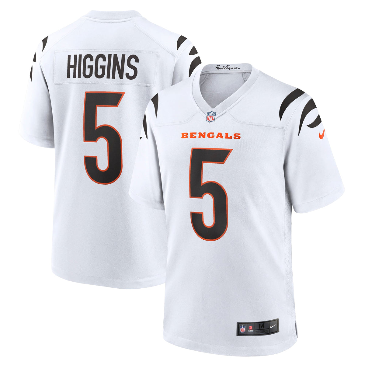 Cincinnati Bengals Tee Higgins Nike White Game Jersey