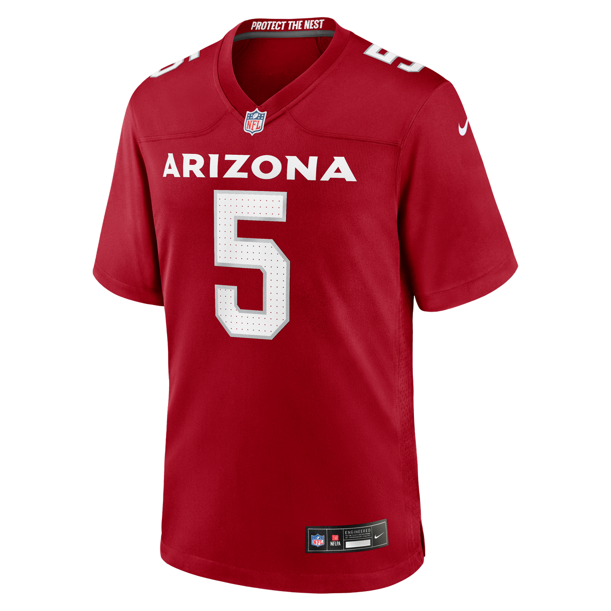 Arizona Cardinals Baron Browning Nike Cardinal Team Game Jersey
