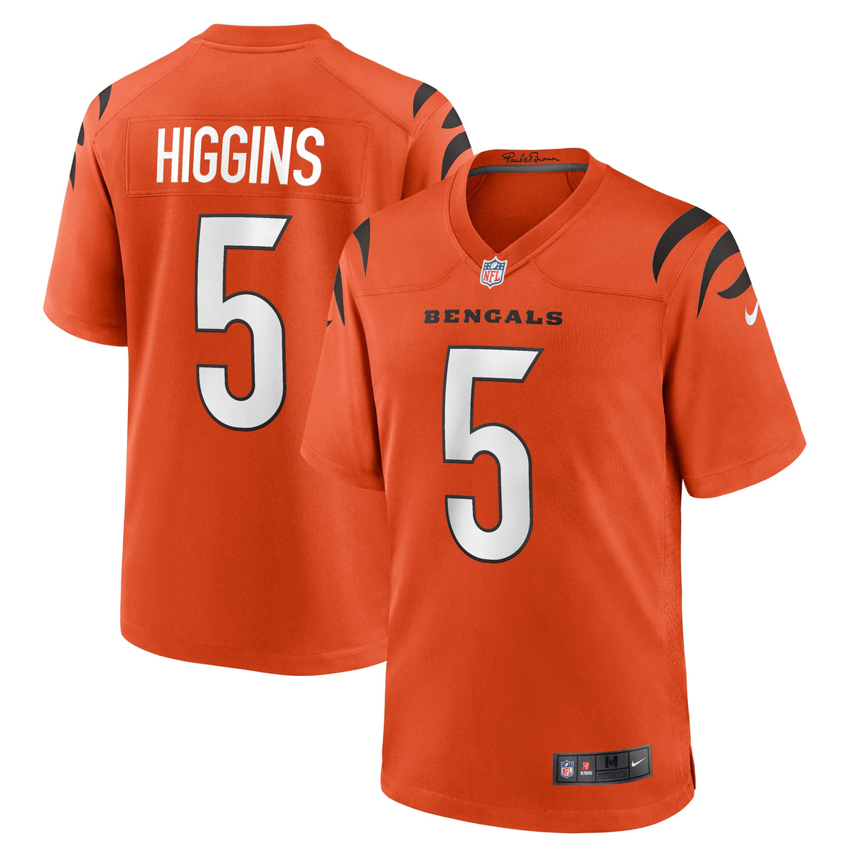 Cincinnati Bengals Tee Higgins Nike Black Game Player Jersey