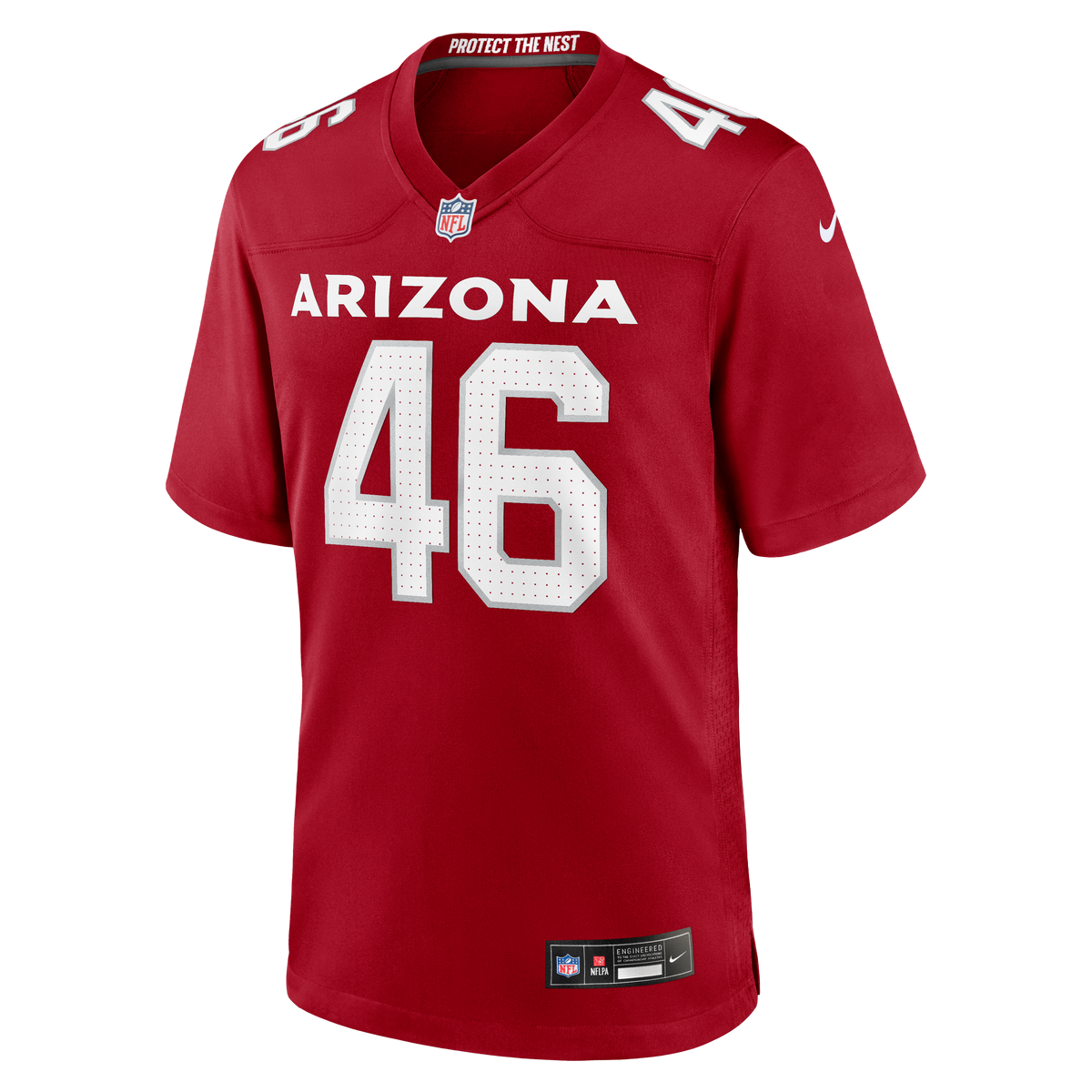 Arizona Cardinals Aaron Brewer Nike Cardinal Team Game Jersey