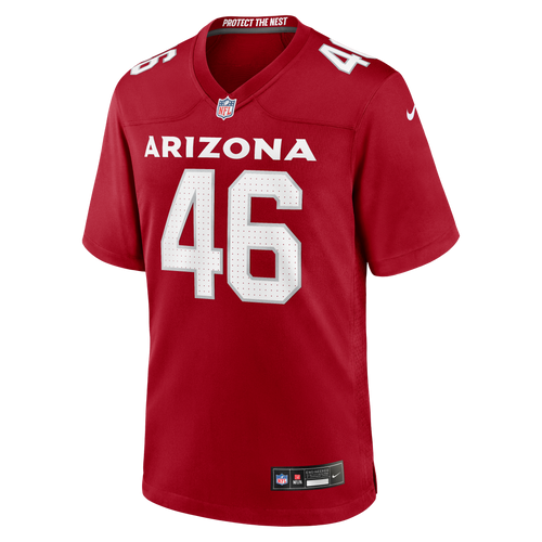 Arizona Cardinals Aaron Brewer Nike Cardinal Team Game Jersey