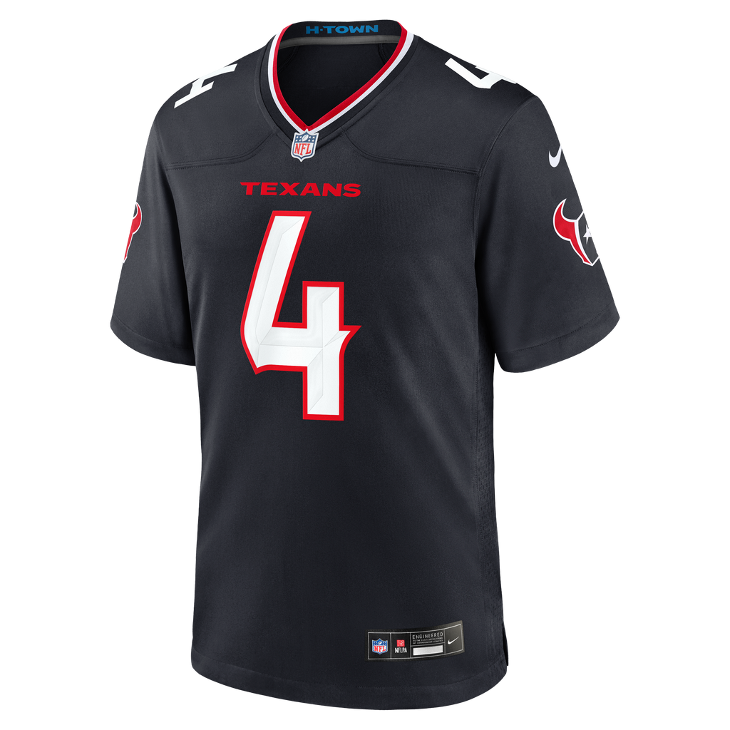 Houston Texans Kamari Lassiter Nike Navy Team Game Jersey