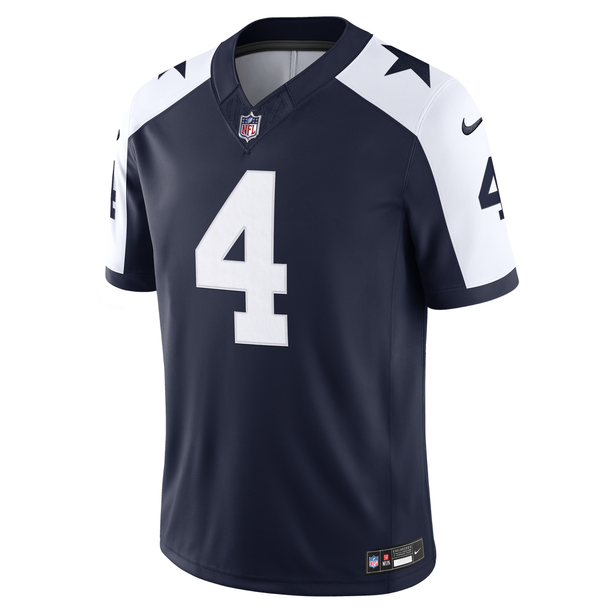 Dallas Cowboys Dak Prescott Nike Navy Alternate Vapor F.U.S.E. Stitched Limited Jersey