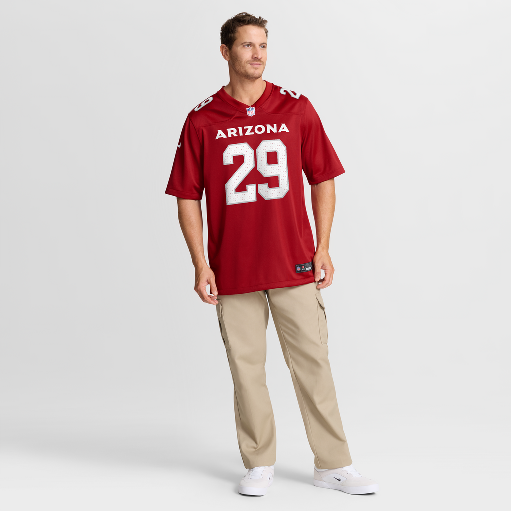 Arizona Cardinals Denzel Burke Nike Cardinal Team Game Jersey