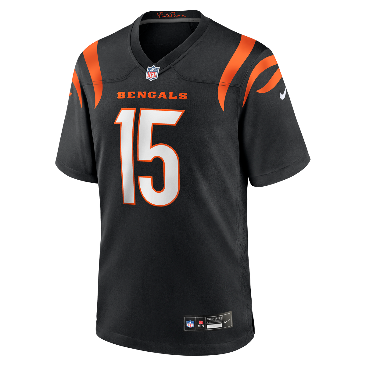 Cincinnati Bengals Charlie Jones Nike Black Team Game Jersey