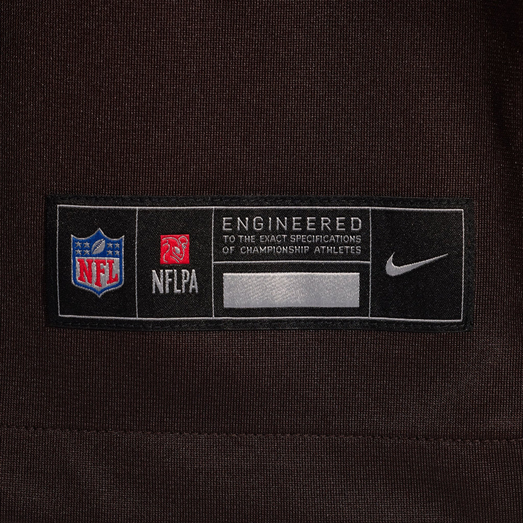 Cleveland Browns Number 1 Groom Nike Brown Game Jersey