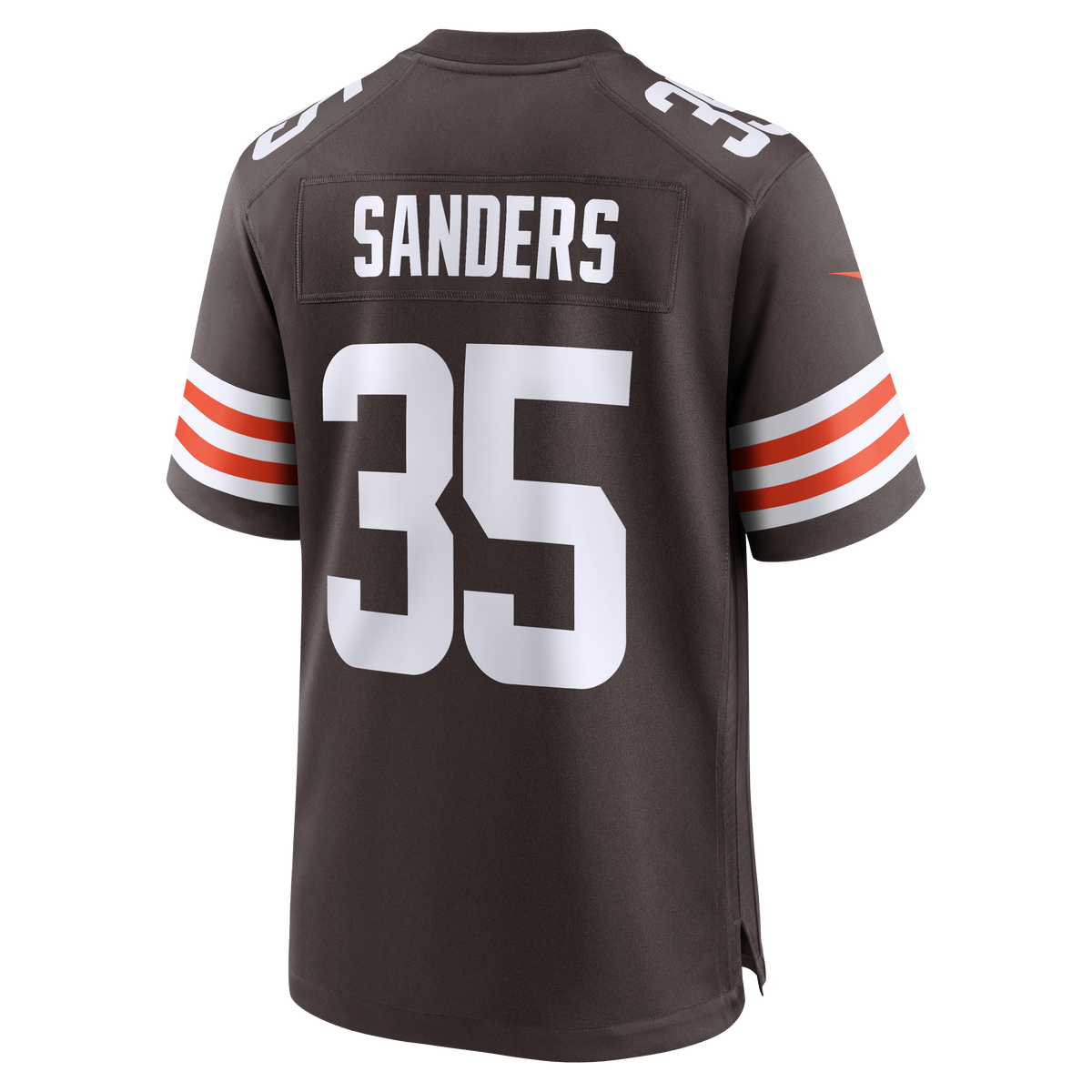 Cleveland Browns Raheim Sanders Nike Brown Team Game Jersey