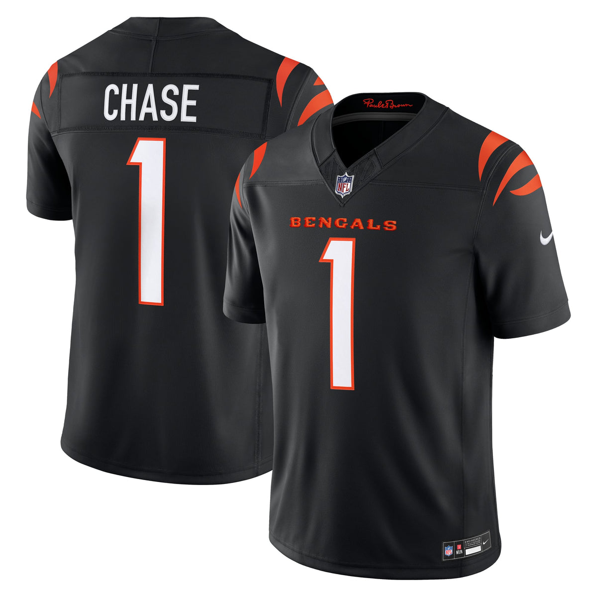 Cincinnati Bengals Ja'Marr Chase Nike White Vapor F.U.S.E. Stitched Limited Jersey