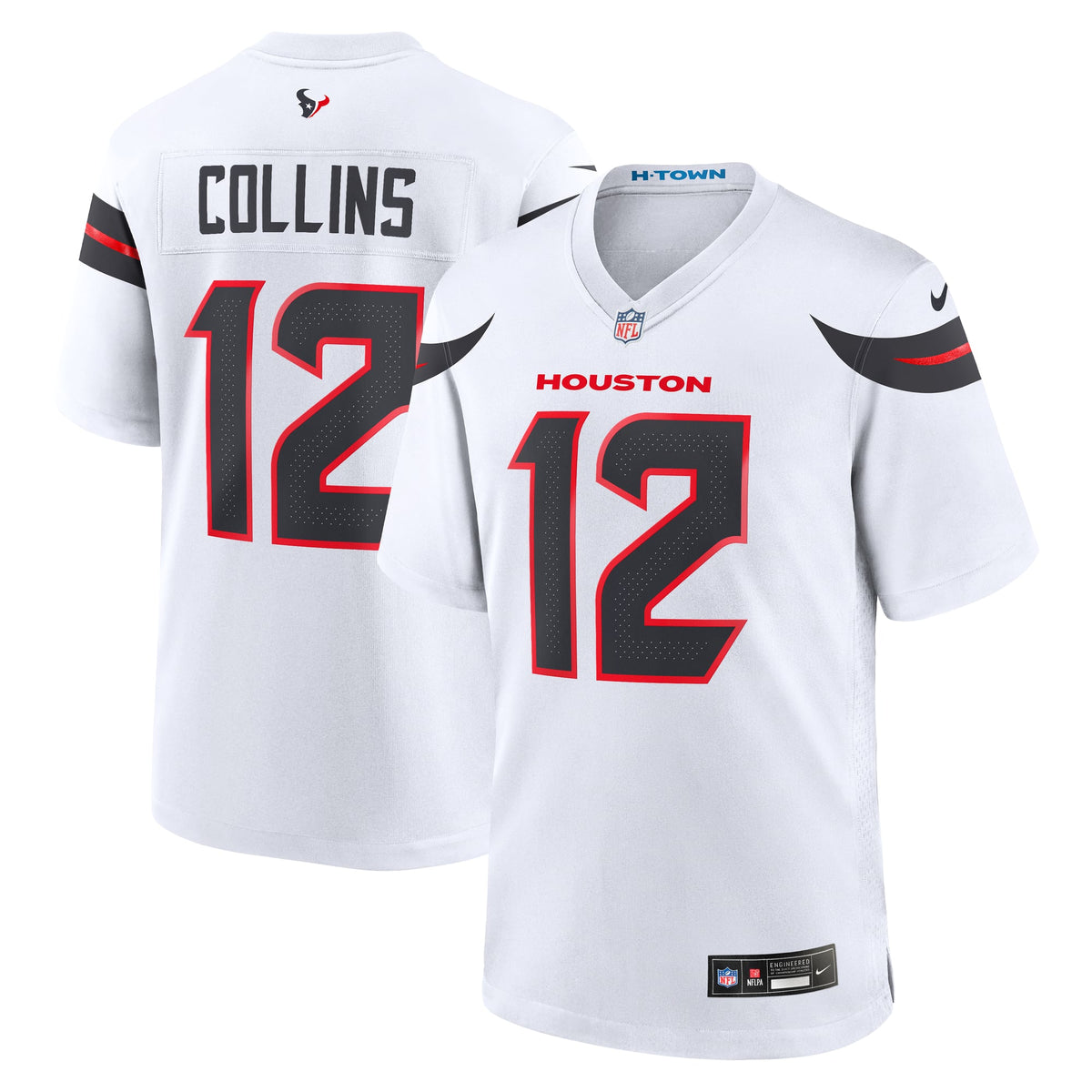Houston Texans Nico Collins Nike Red Alternate Game Jersey