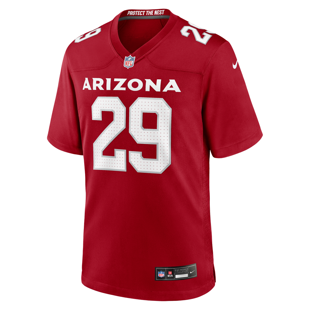 Arizona Cardinals Denzel Burke Nike Cardinal Team Game Jersey