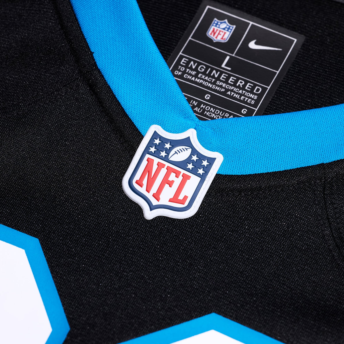 Carolina Panthers Tetairoa McMillan Nike Black Team Game Jersey