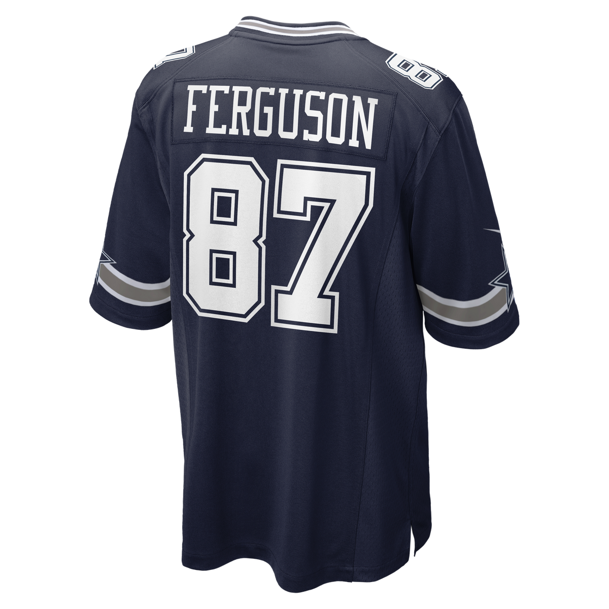 Dallas Cowboys Jake Ferguson Nike Navy Team Game Jersey