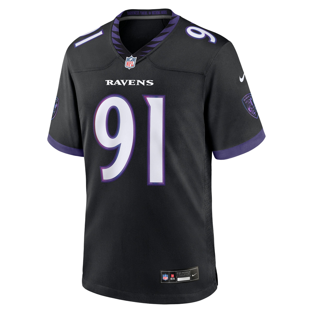 Baltimore Ravens Trey Hendrickson Nike Black Alternate Game Jersey