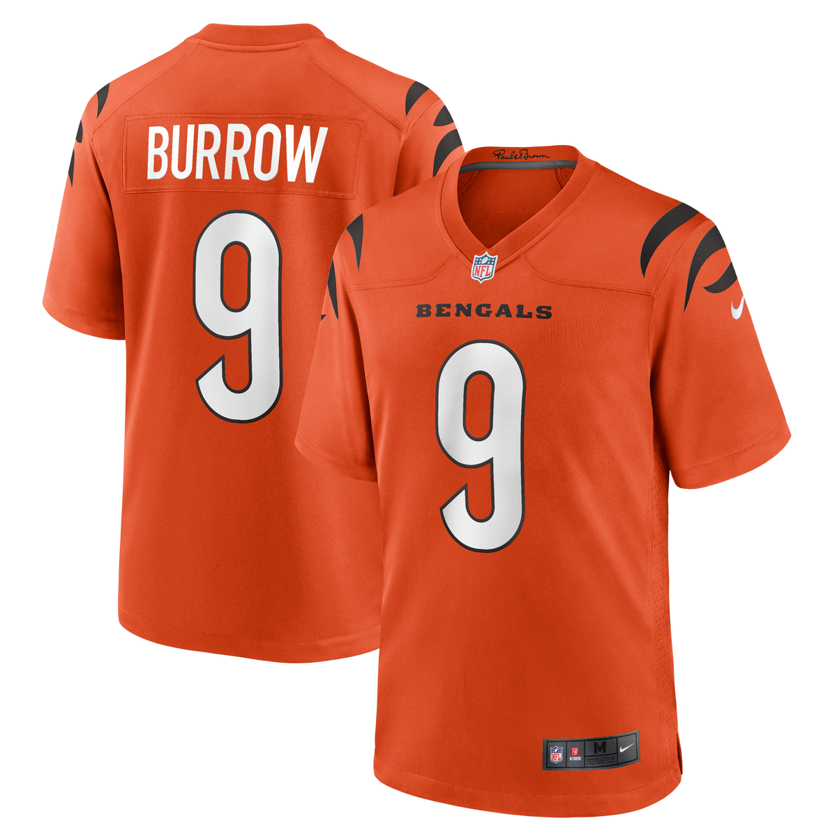Cincinnati Bengals Joe Burrow Nike White Game Jersey
