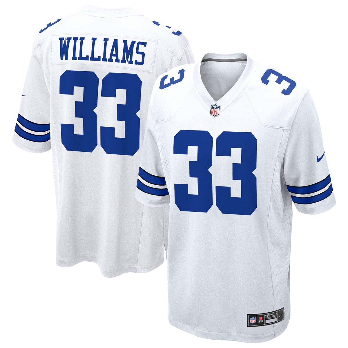 Dallas Cowboys Javonte Williams Nike Navy Alternate Game Jersey