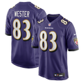 Baltimore Ravens LaJohntay Wester Nike Purple Team Game Jersey