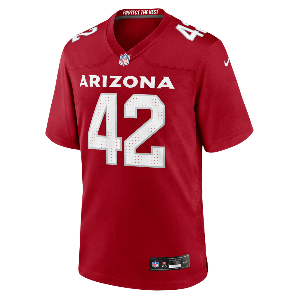 Arizona Cardinals Dadrion Taylor-Demerson Nike Cardinal Team Game Jersey