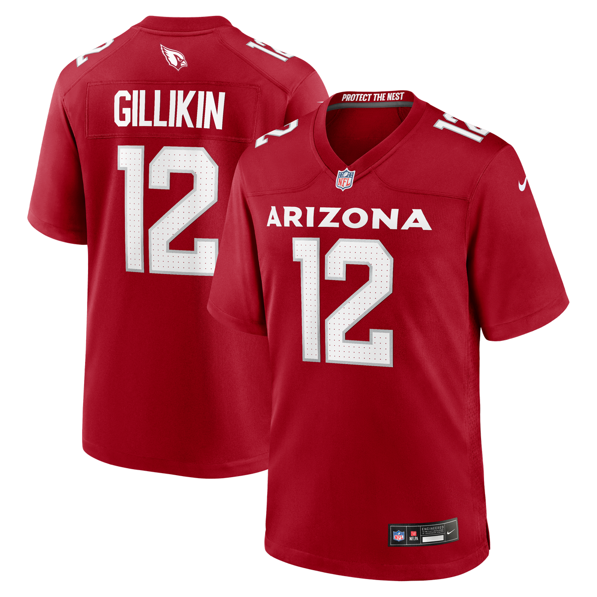 Arizona Cardinals Blake Gillikin Nike Cardinal Team Game Jersey