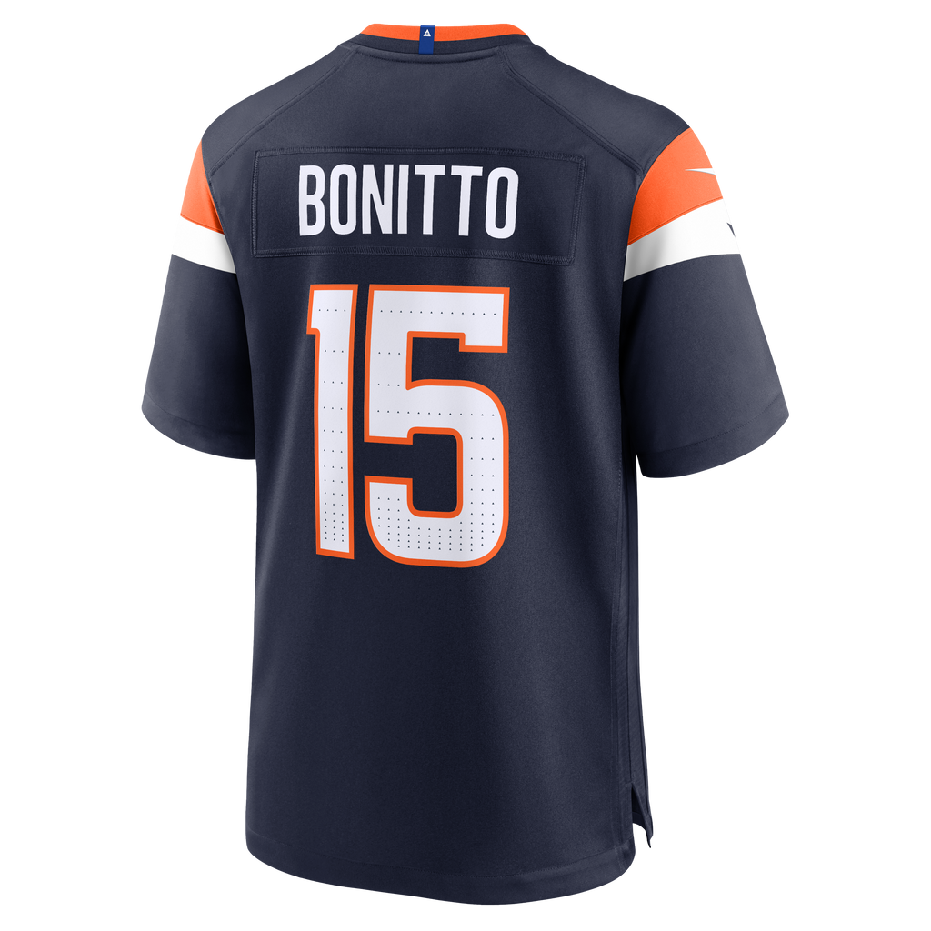 Denver Broncos Nik Bonitto Nike Navy Alternate Game Jersey