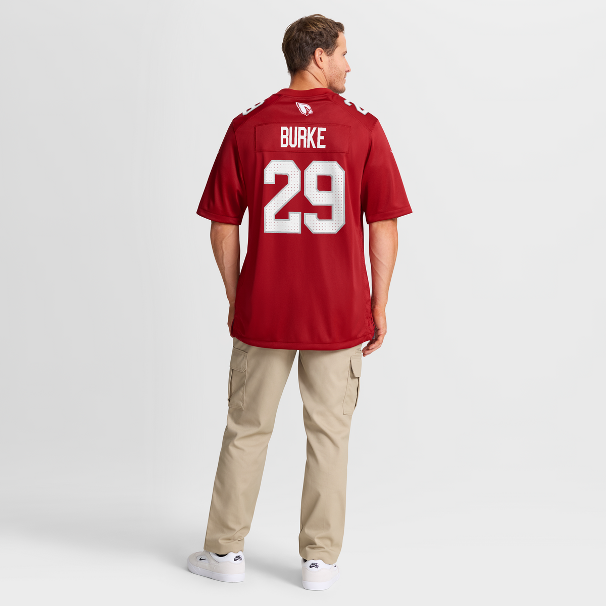 Arizona Cardinals Denzel Burke Nike Cardinal Team Game Jersey