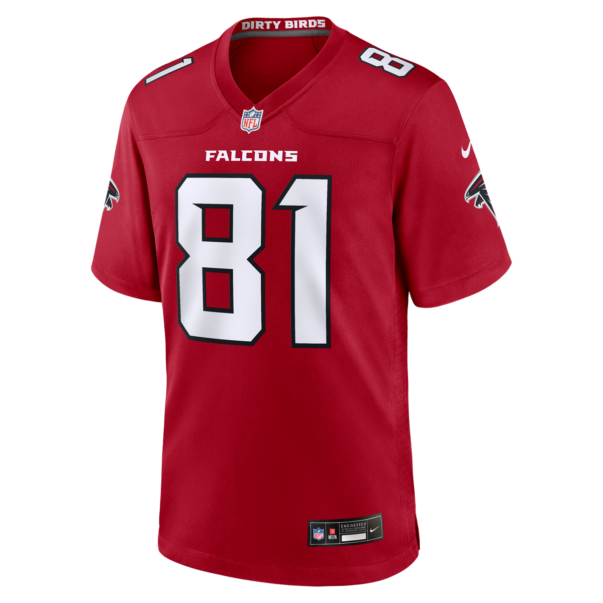 Atlanta Falcons Austin Hooper Nike Red Team Game Jersey