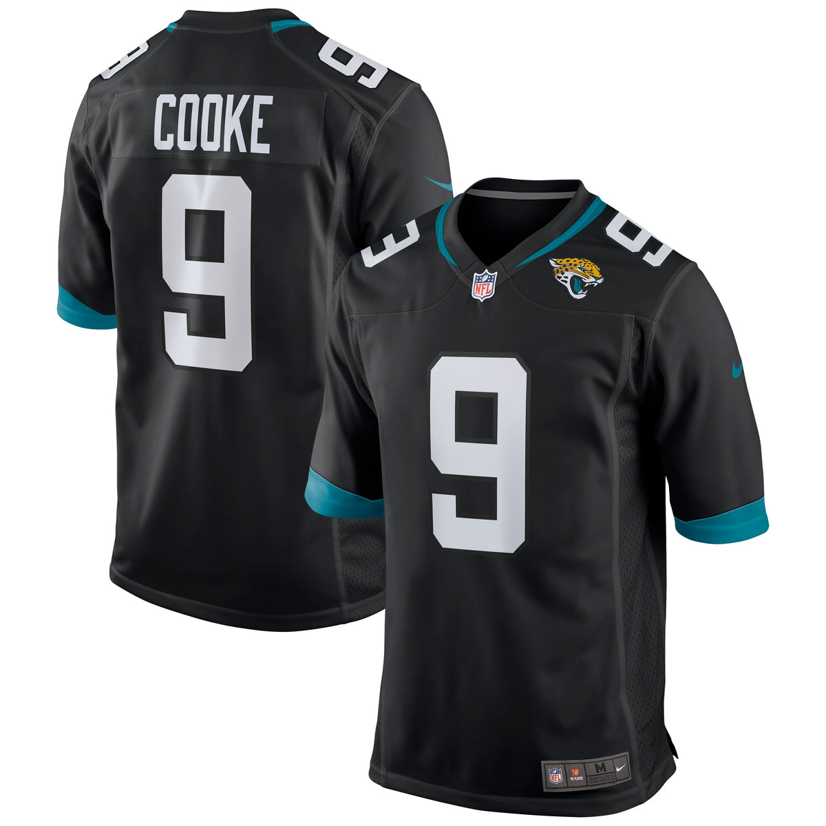 Jacksonville Jaguars Logan Cooke Nike Teal Game Jersey