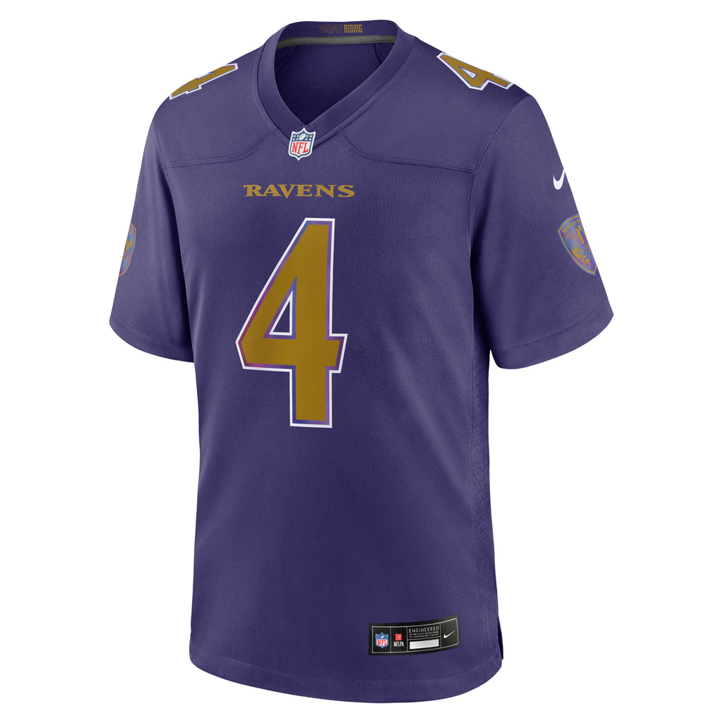 Baltimore Ravens Zay Flowers Nike Black Alternate Game Jersey